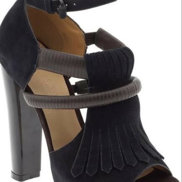 L.A.M.B. Hortensia High Ankle Strap Platform Sandal - Picture 2 of 6